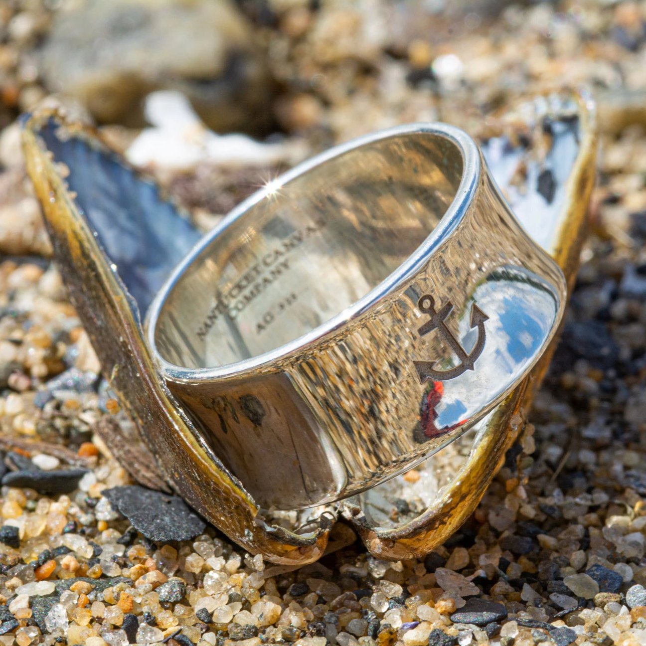 Anchor Treasure Ring
